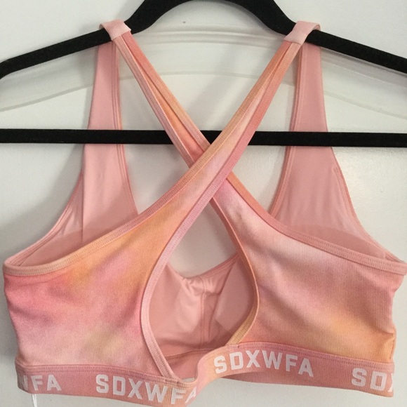 Sarah’s Day x White Fox Kelly Sports Bra Pink - Picture 4 of 5